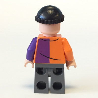LEGO Minifigure-Two-Face's Henchman, Orange and Purple - Beard-Super Heroes-SH021-Creative Brick Builders